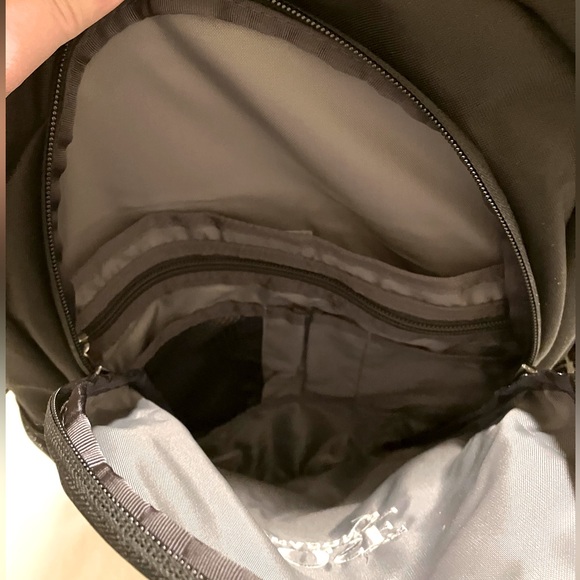 The North Face black laptop backpack, cast & crew gift from “Pose” Season 3